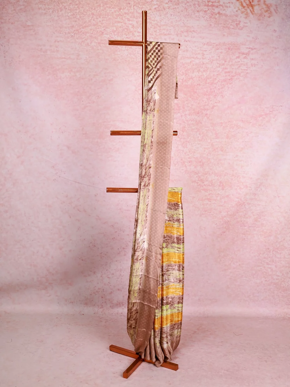 Multi Color Crepe Saree