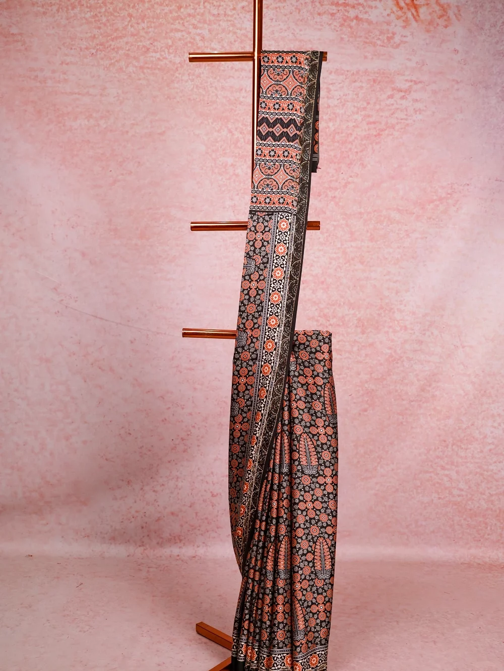 Black Semi Modal Saree