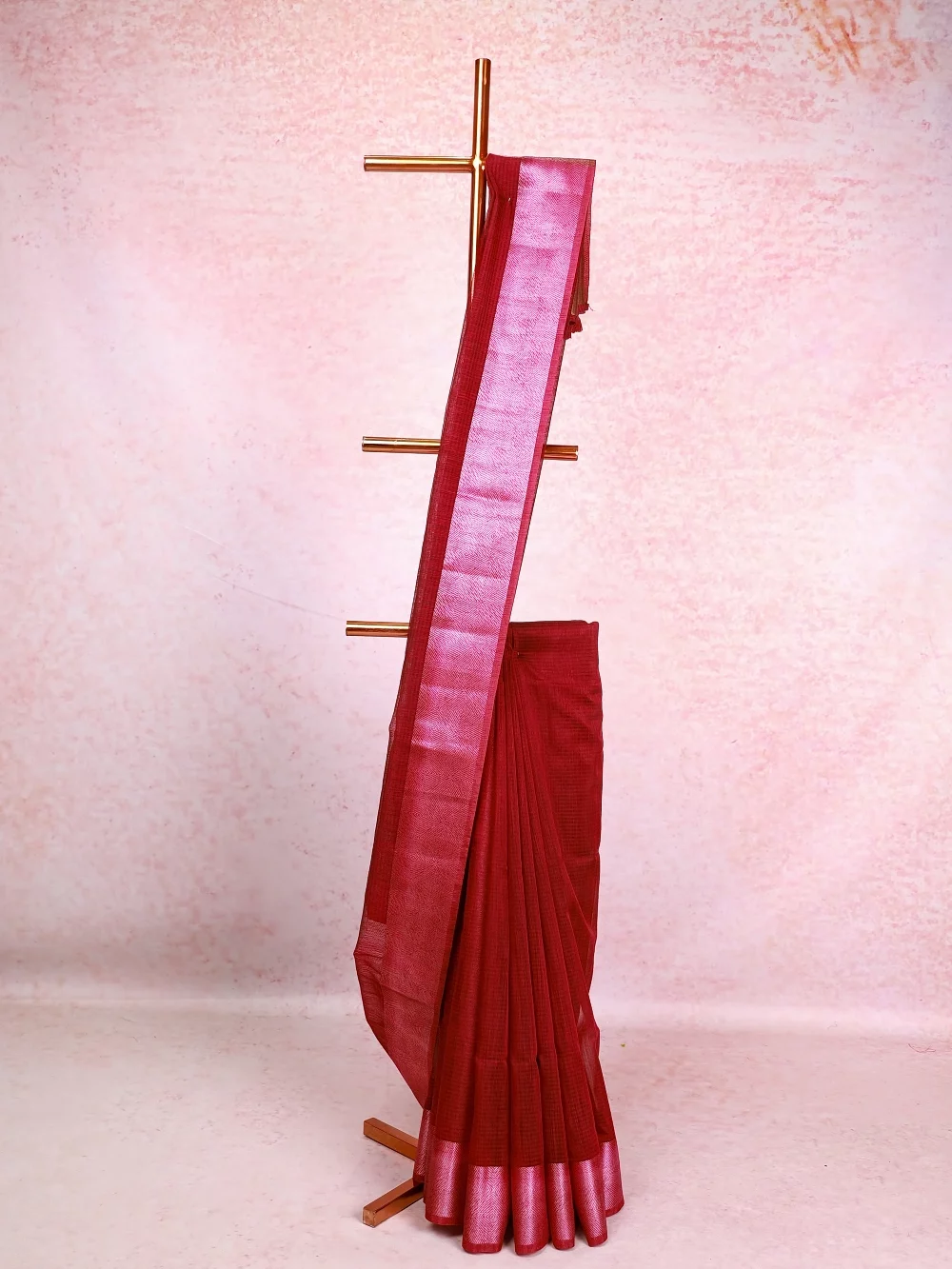 Purple Jute Banarasi Saree