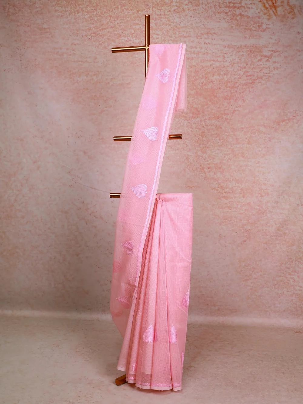 Pink Net Kota Saree