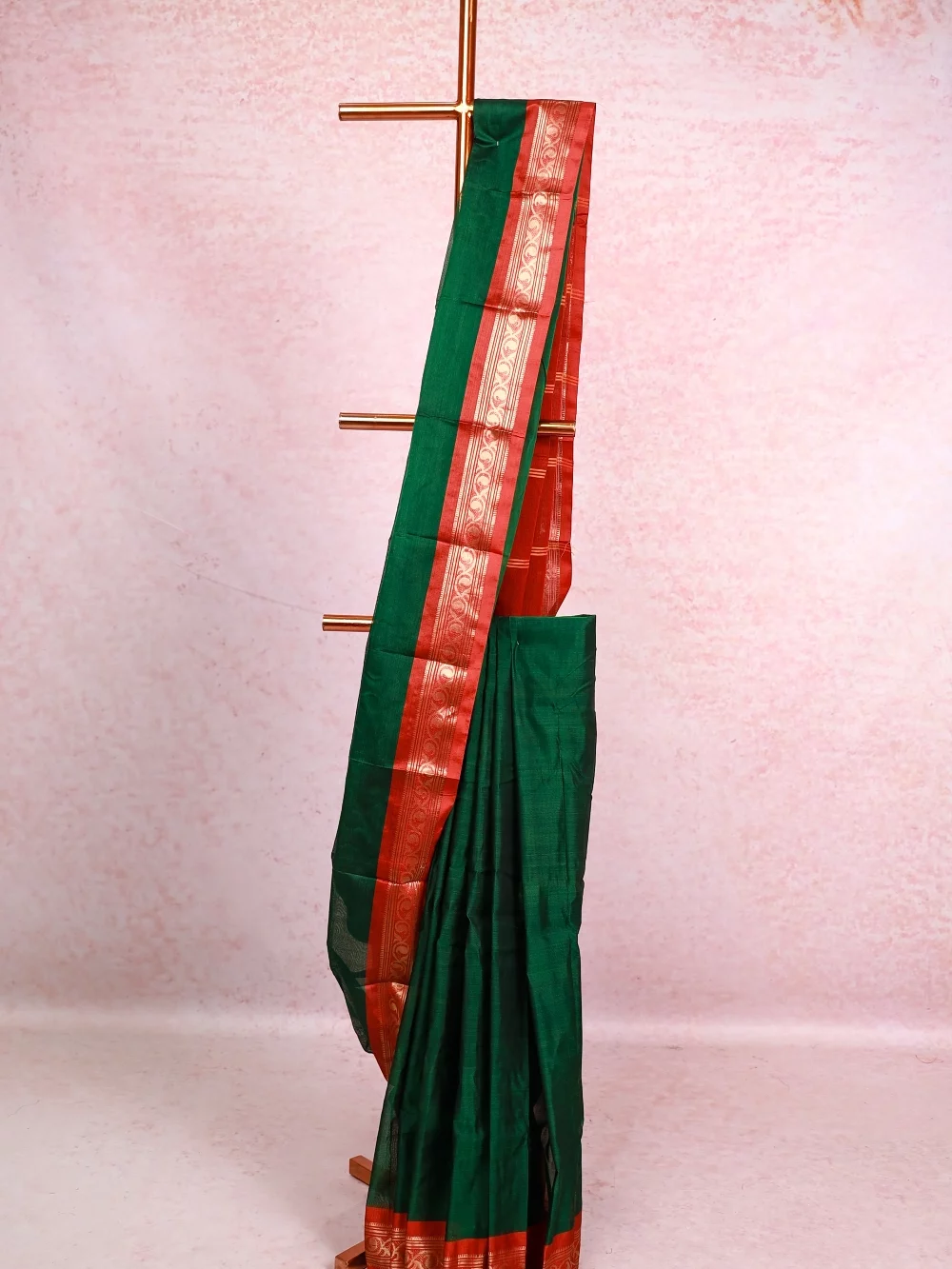 Green Cotton Saree