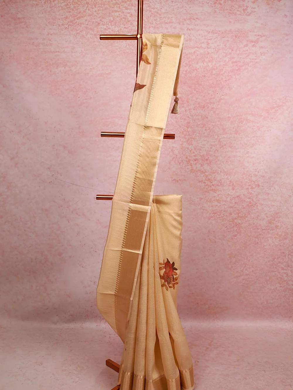 Golden Tissue Kerala Saree