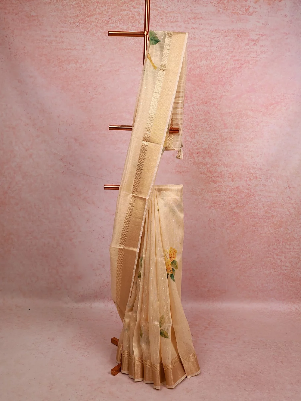 Golden Tissue Kerala Saree