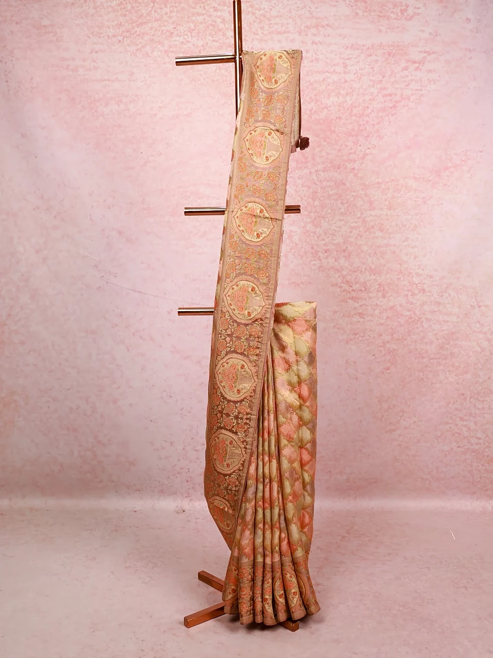 Multi Color Crepe Saree