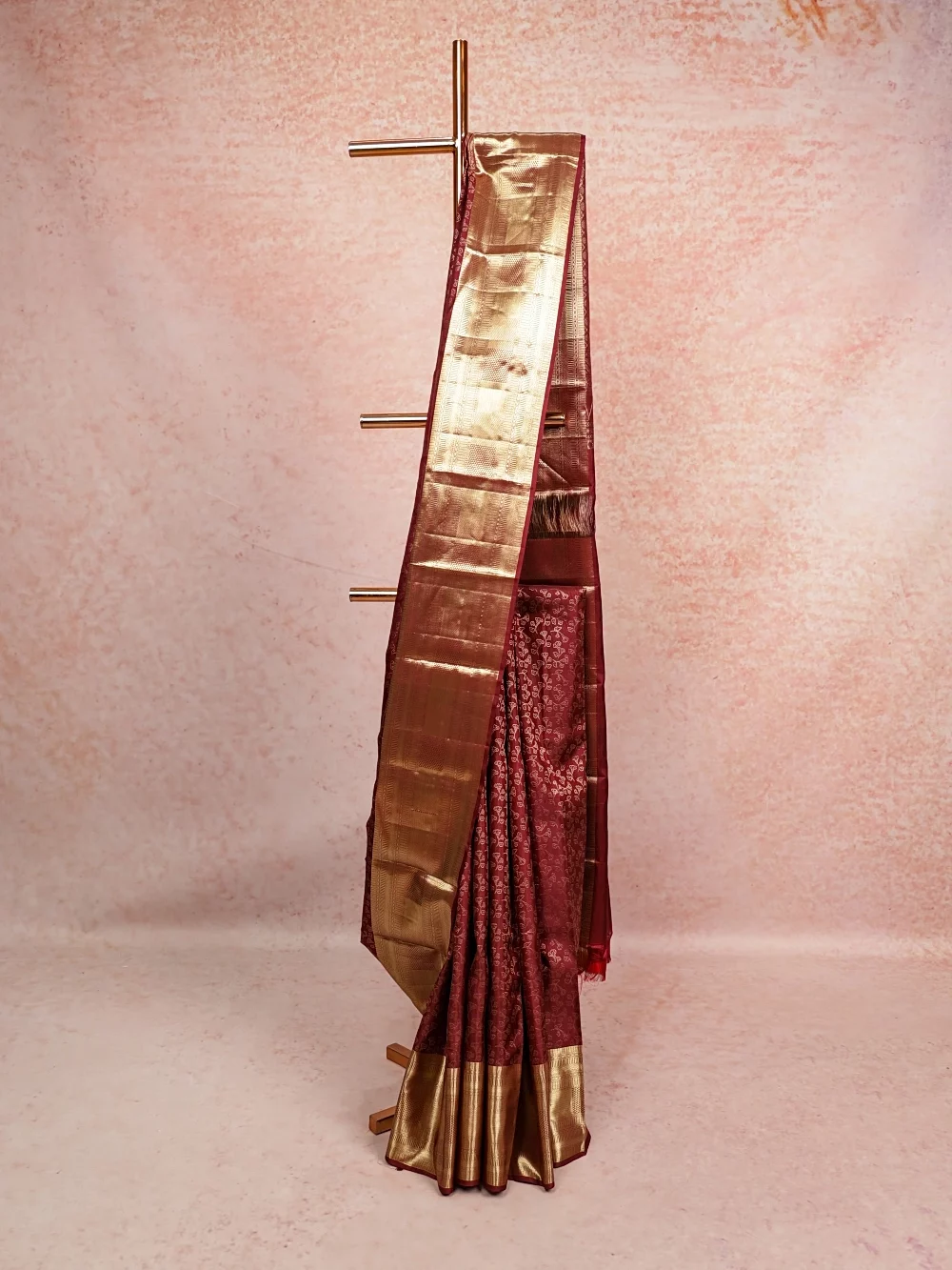 Brown Kancheepuram Silk Saree