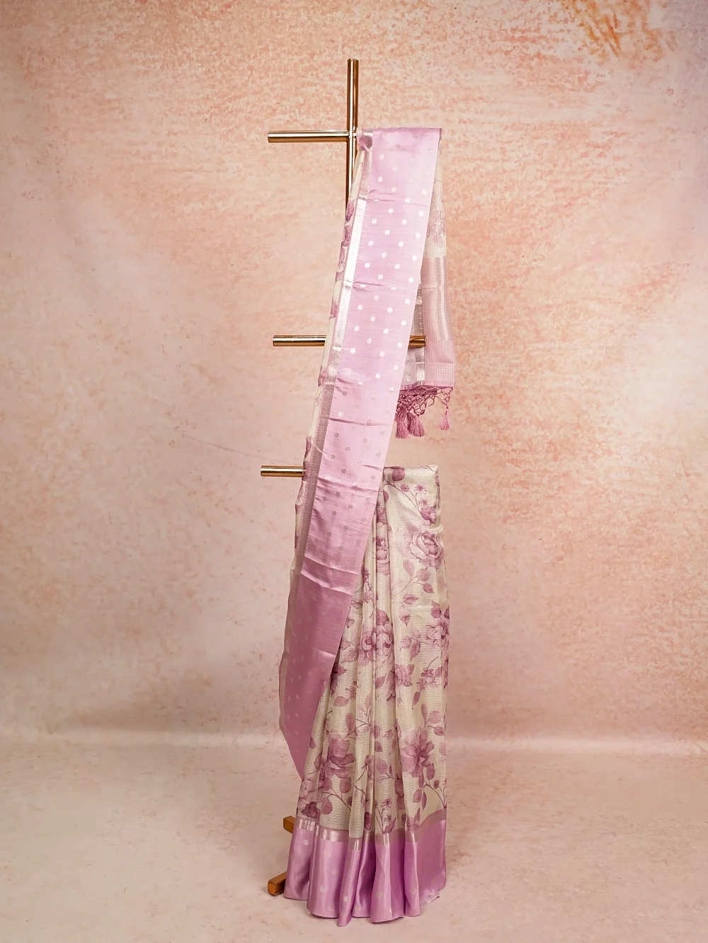 Cream Silky Kota Saree