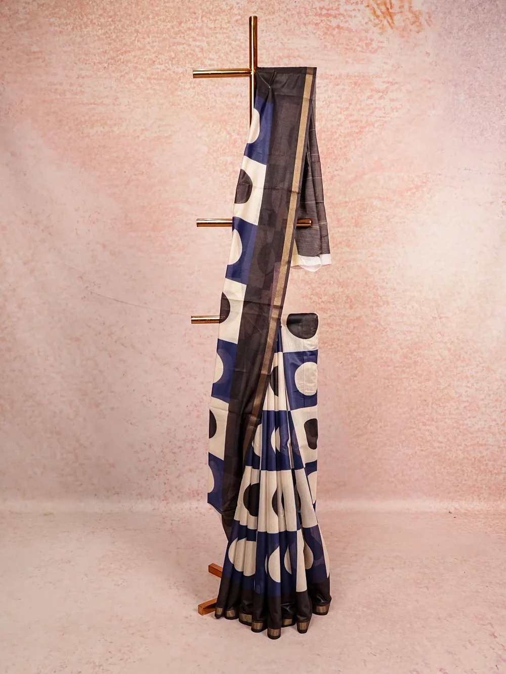 Multi Colour Semi Chanderi Saree