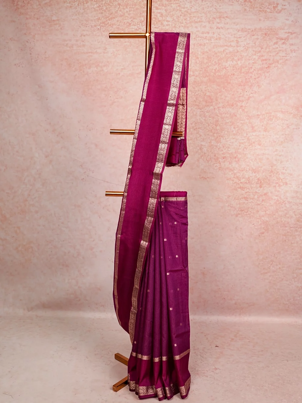Purple Silky Kota Saree