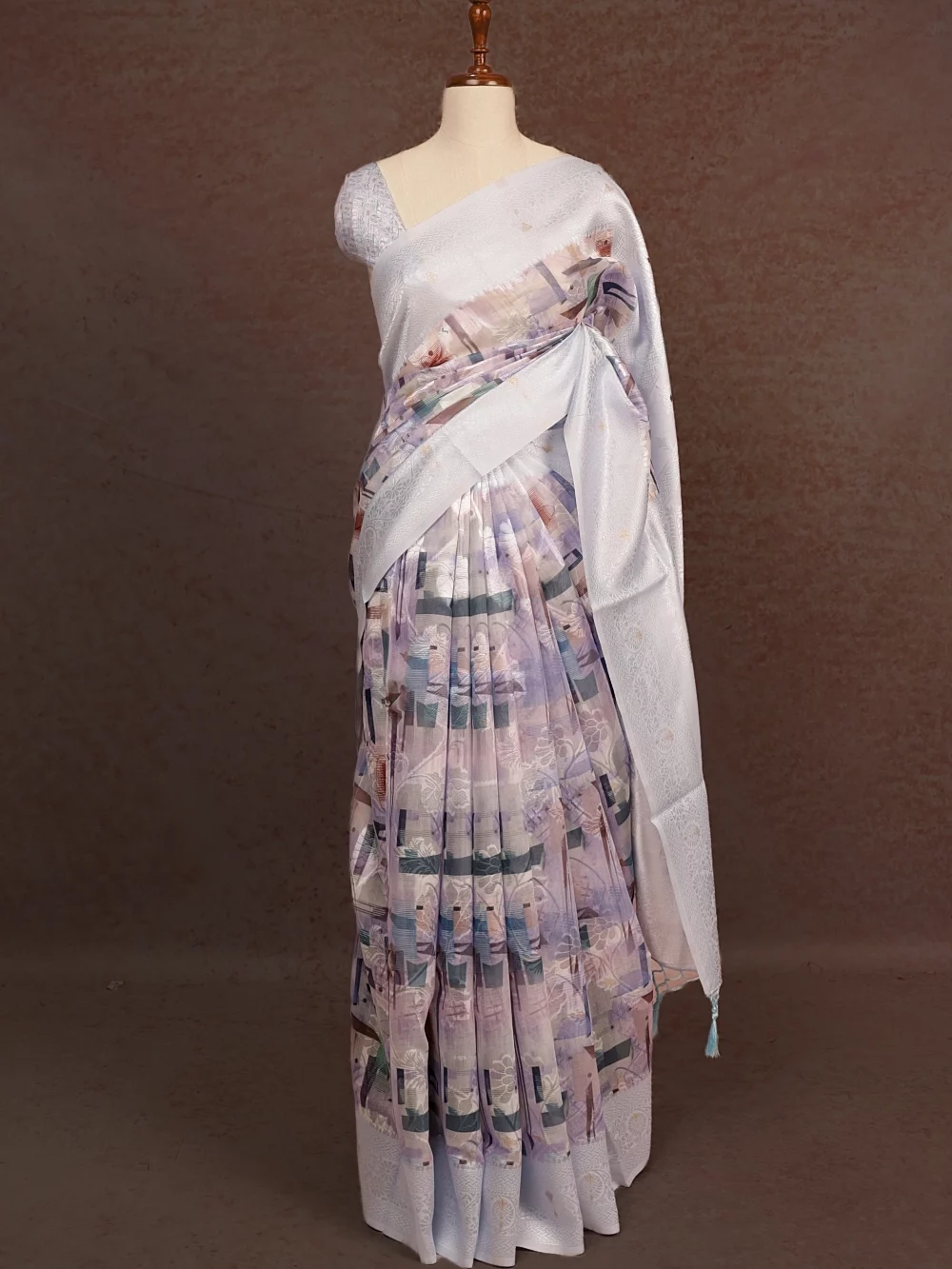 Multi Colour Cotton Silk Saree