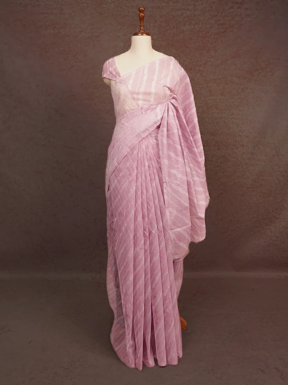 Baby Pink Kota Saree