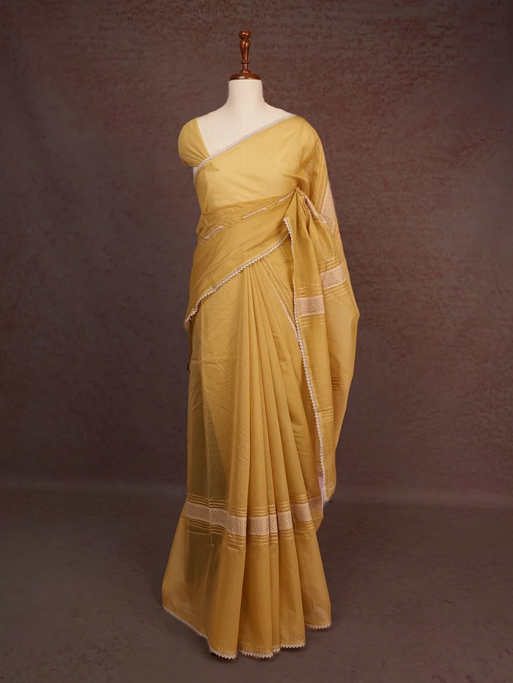 Light Yellow Kota Saree