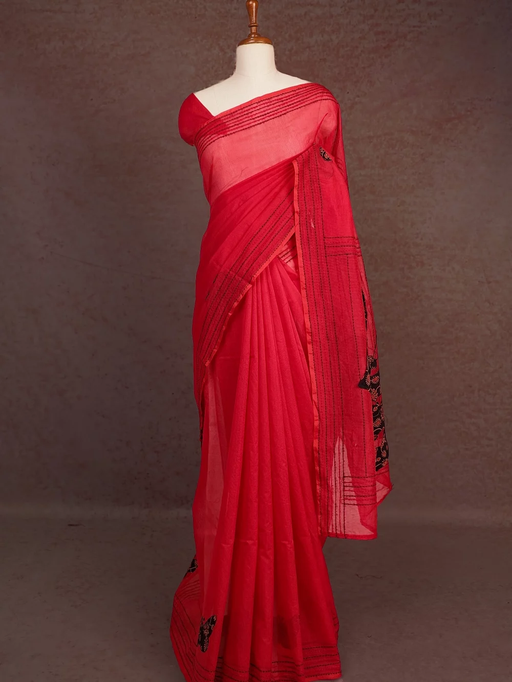 Red Kota Saree