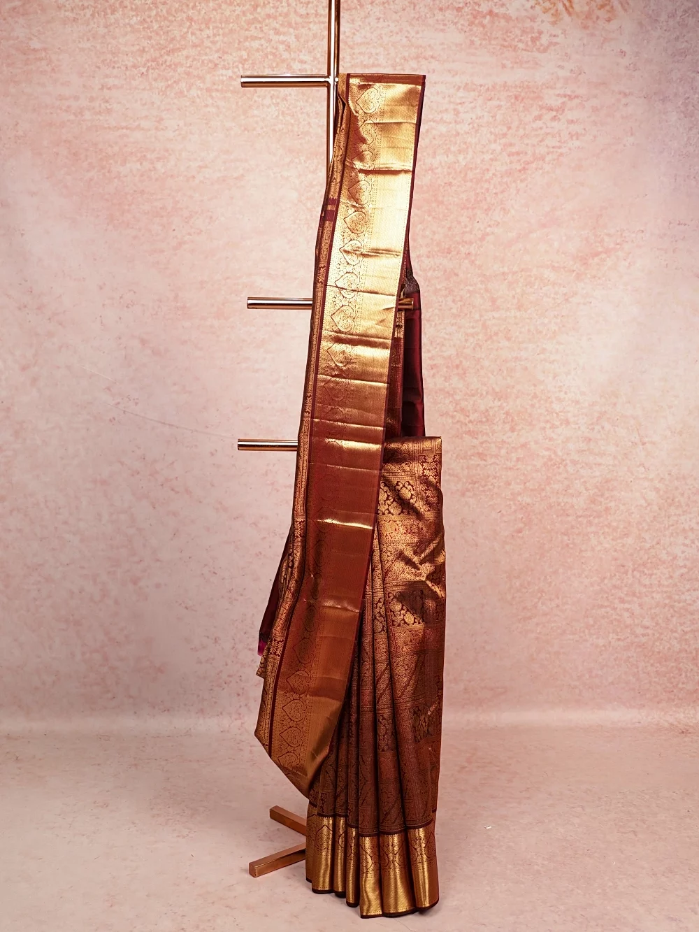 Brown Kancheepuram Silk Saree