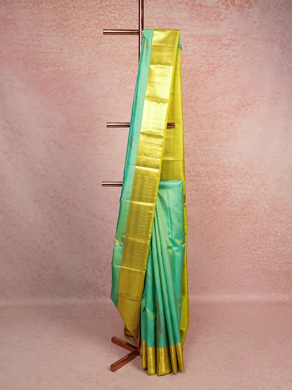 Light Green Kancheepuram Silk Saree