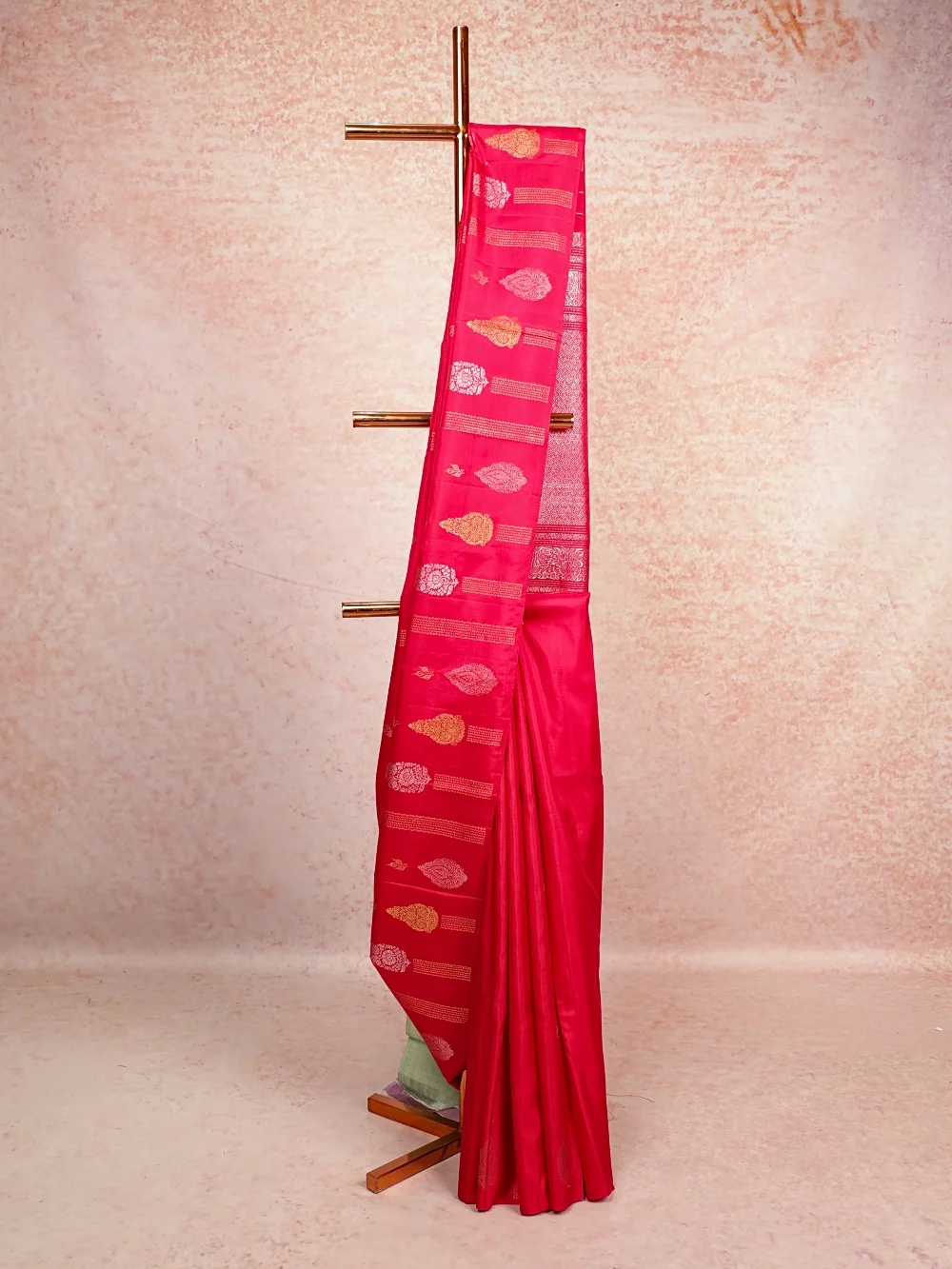 Pink Kancheepuram Silk Saree