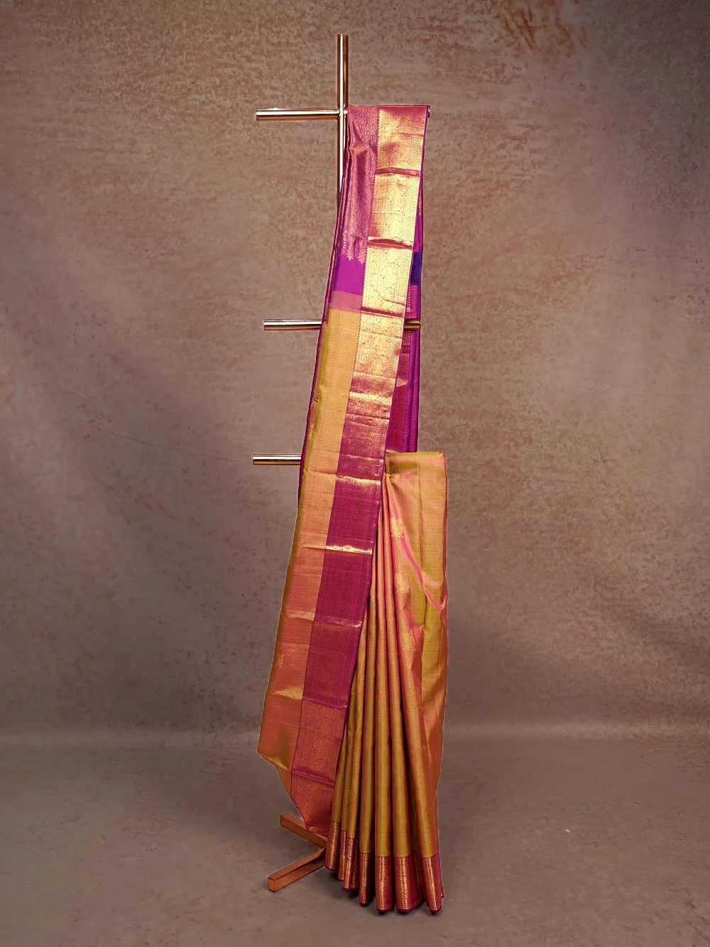 Multi Colour Kancheepuram Silk Saree