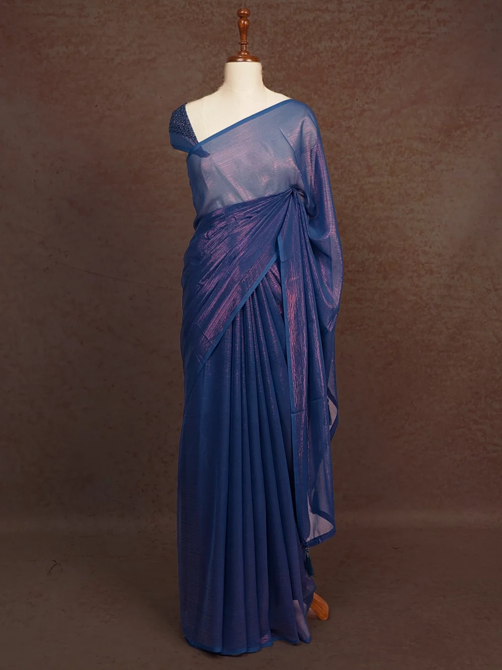 Blue Crush Silk Saree