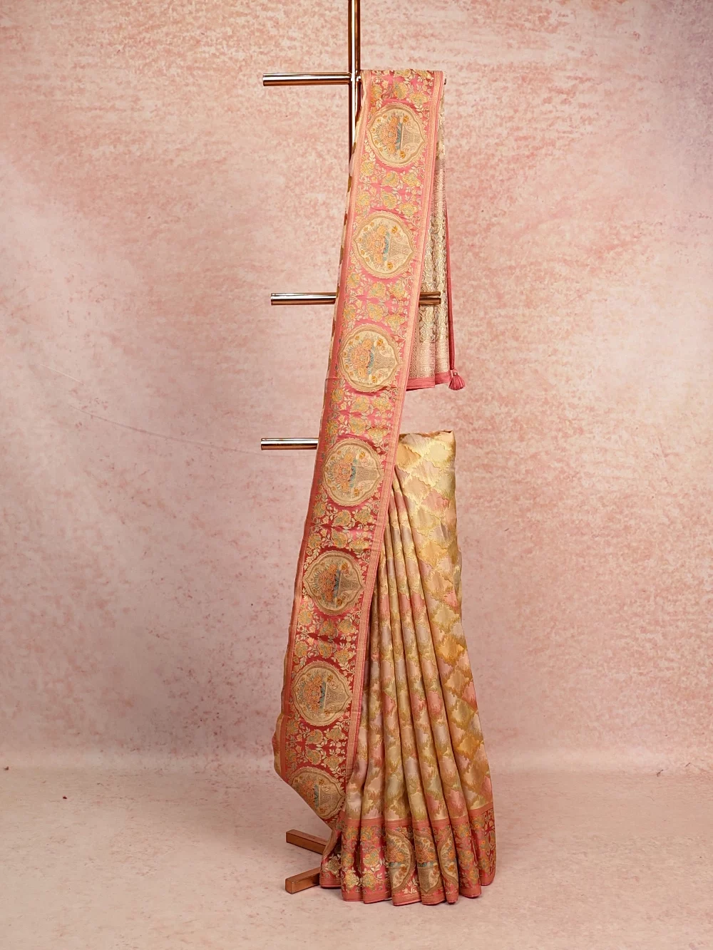 Multi Color Banarasi Georgette Saree