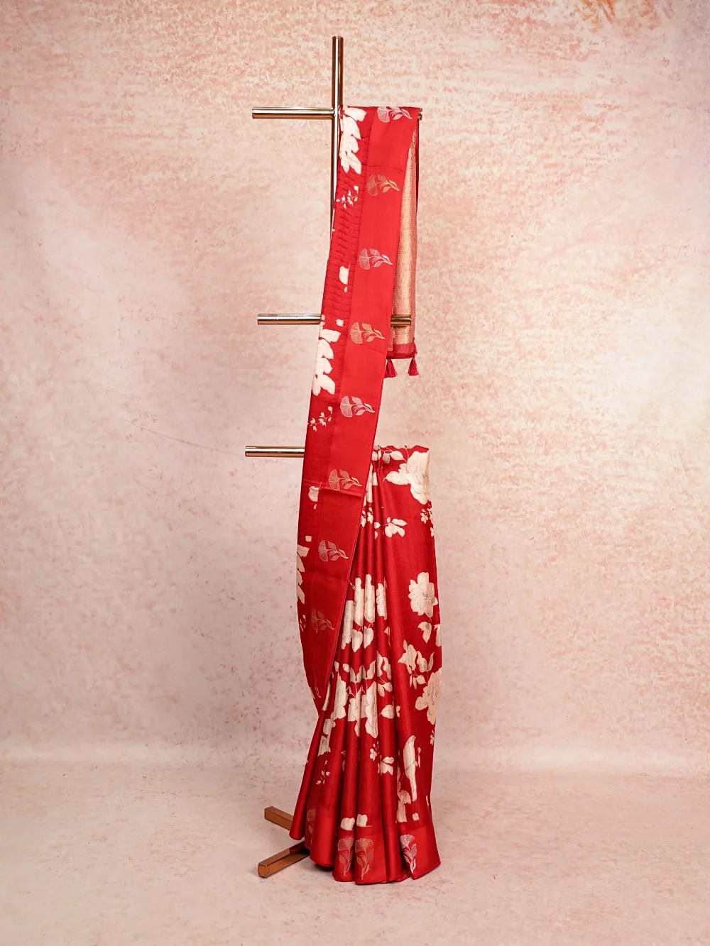 Maroon Crepe Georgette Saree
