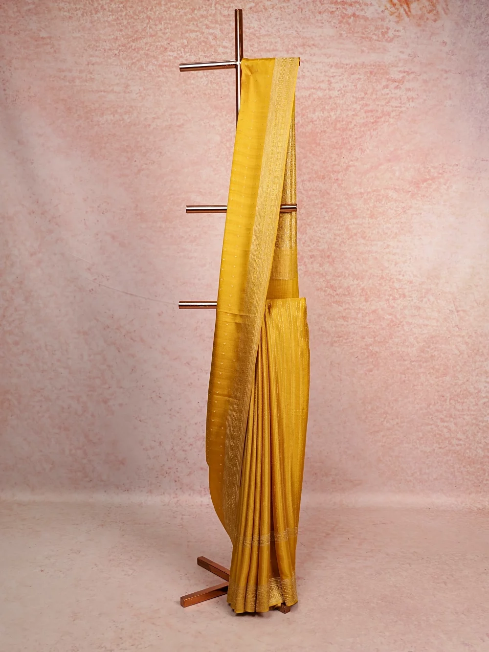 Yellow Banarasi Saree