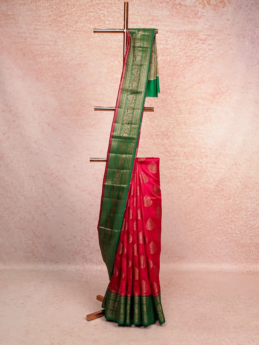 MagentaTussar Banarasi Saree