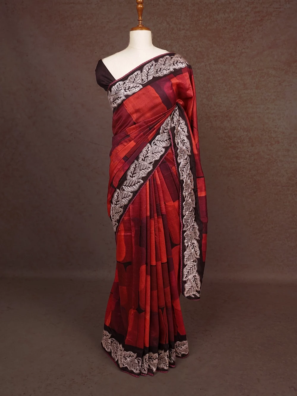 Multi Color Semi Tussar Saree