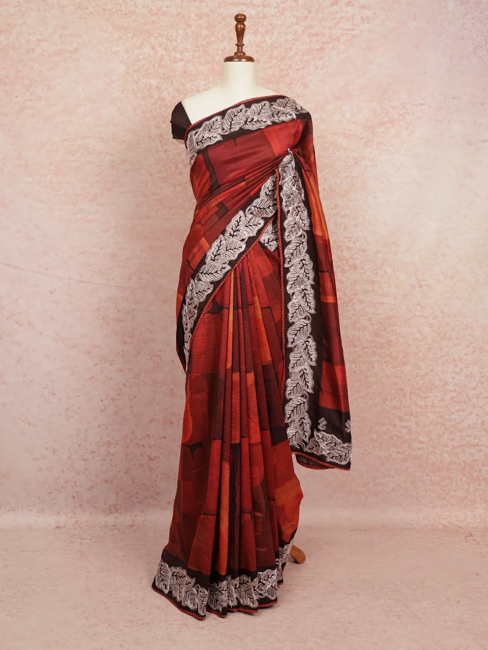 Multi Colours Semi Silk Saree