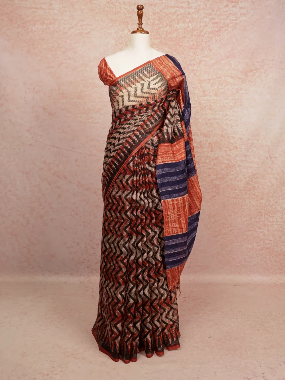Cream Kota Saree