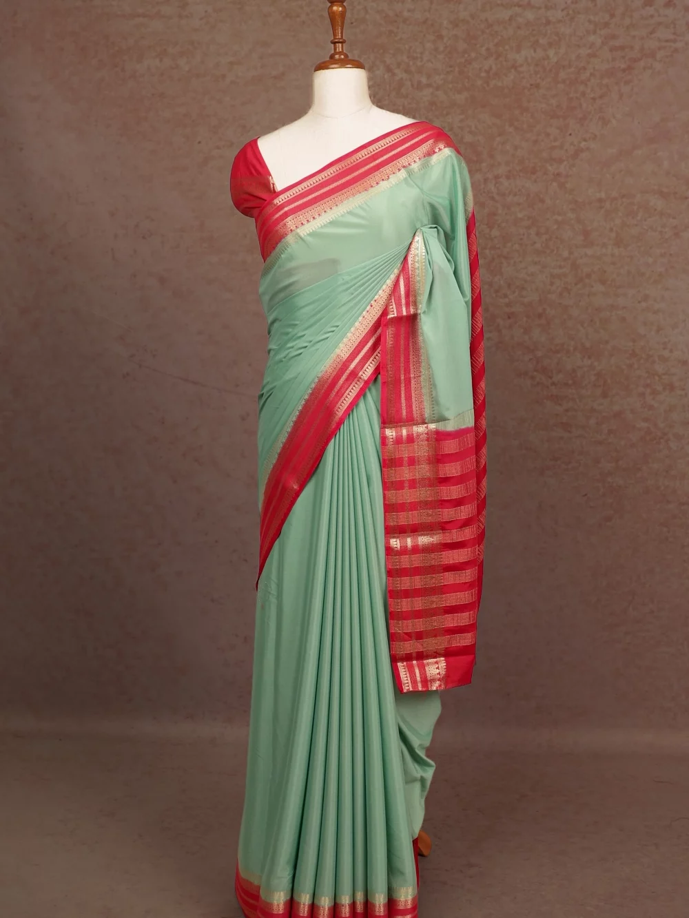 Sea Green Binny Silk Saree
