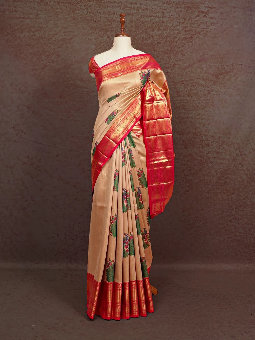Gold Tissue Saree
