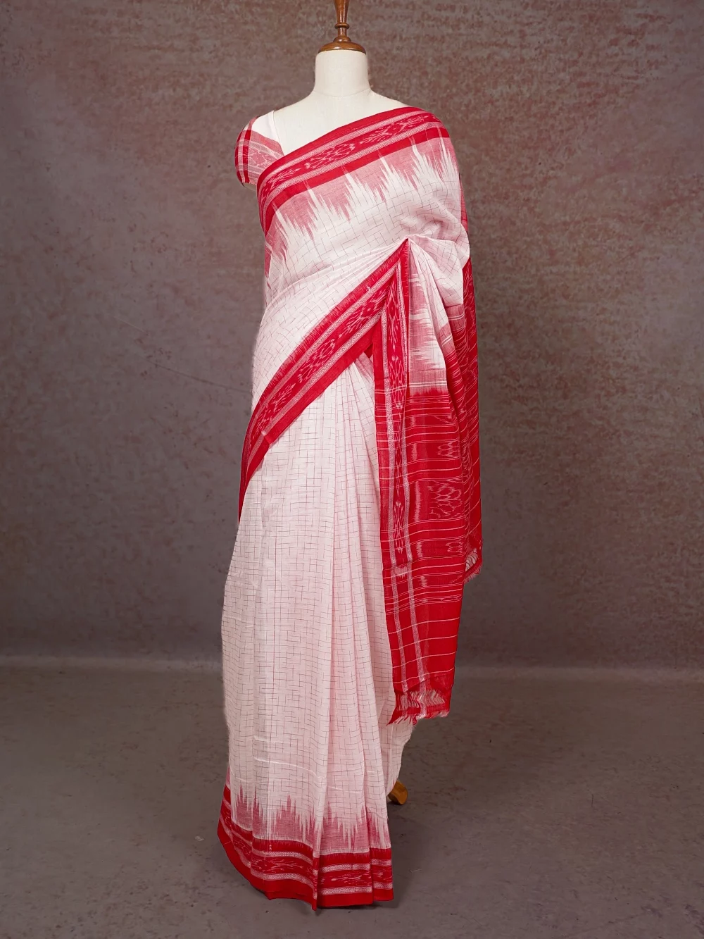 White Cotton Saree
